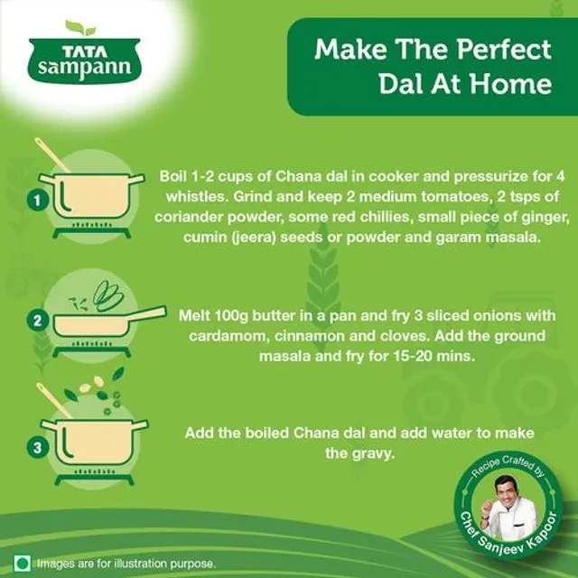 Tata Sampann Unpolished Chana Dal, 500 g Pouch-6.webp